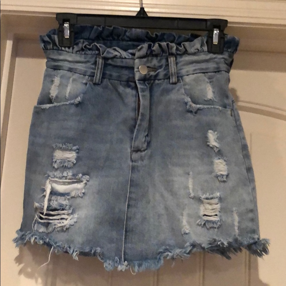 Denim skirt